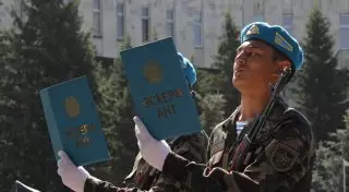 Гвардейцы Службы государственной охраны Казахстана приняли присягу
