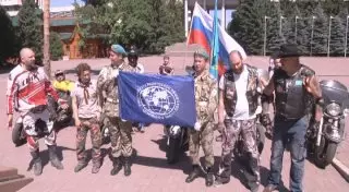 Участники международного мотопробега "Вечный Огонь Памяти" прибыли в Алматы