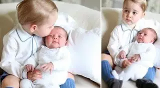 Появились первые официальные фото британской принцессы Шарлотты