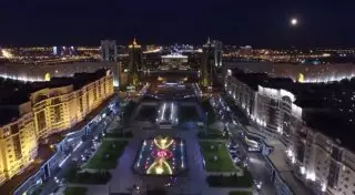 Житель Астаны снимает столицу с высоты птичьего полета