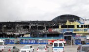 Партия "Ак жол" выступила в поддержку пострадавших от пожара в ТЦ "Адем" торговцев