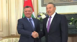 Нурсултан Назарбаев встретился с королем Иордании Абдаллой II