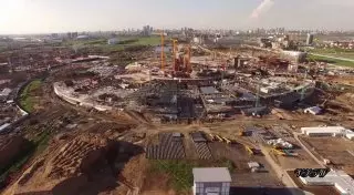 Астанчанин показал строительство EXPO-2017 с высоты птичьего полета