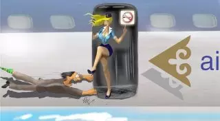 О причинах запрета курения на борту самолетов рассказали в "Эйр Астане"