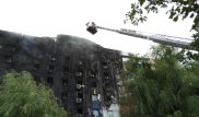 Пожар в административном здании в Таразе: Люди прыгали из окон