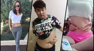 Дотянуться до пупка: Китайский тест на стройность