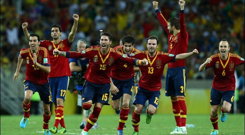 Сборная Испании. Фото с сайта www.championat.com
