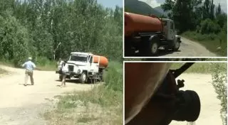 Ассенизаторы сливали фекалии возле мест общепита в Алмаарасанском ущелье