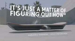 Lexus презентовал летающий скейтборд из фильма "Назад в будущее"