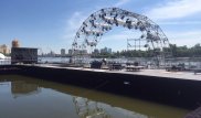 Лазеры нарисуют знаковые силуэты Астаны на фонтанах Есиля