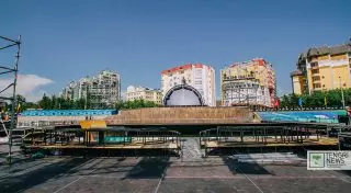 В Астане похитили аппаратуру для "Лазерного шоу" на День города