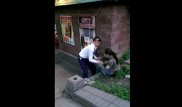 В Алматы неизвестный "опер" стал героем скандального видео