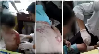 Шокирующее видео с избитым 6-летним мальчиком попало в Интернет