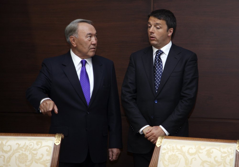Нурсултан Назарбаев и Маттео Ренци. Фото © REUTERS