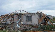 Ураган оставил без крыш школу и жилые дома в Павлодарской области