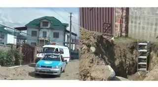 Алматинец погиб в результате обвала грунта из-за мусоровоза