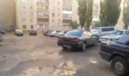 Курьезное ДТП в Павлодаре сняли на камеру