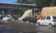 Авария на трубопроводе произошла на проспекте Сейфуллина в Алматы