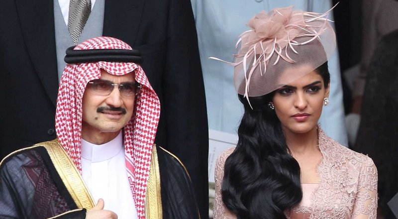 Принц Саудовской Аравии аль-Валид бин Талал бин Абдулазиз аль-Сауд со своей женой. © businessinsider.com