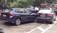 Пьяный водитель протаранил три авто посольства Казахстана