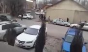 Драку полицейских в Алматы сняли на камеру