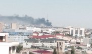 Старые автопокрышки стали причиной крупного пожара в Актау