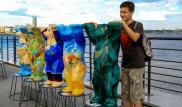 Казахстанский мишка представлен на выставке The Minis United Buddy Bears