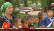 Семья с восемью детьми осталась на улице в Астане