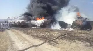 Появилось видео с места железнодорожной катастрофы под Актобе