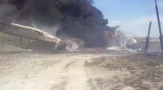 Пожар на железной дороге под Актобе мог возникнуть из-за неисправности вагона