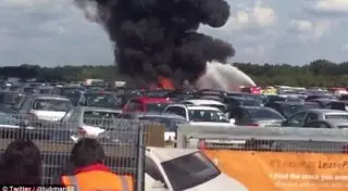 В Сети появилось видео первых секунд после катастрофы самолета семьи бен Ладена