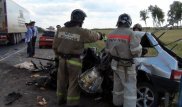 Смерть казахстанца в ДТП в России попала на видео