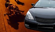 Водителя Lexus разыскивают после наезда на мотоциклиста в Астане