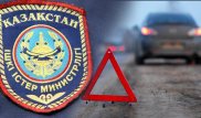 5 полицейских пострадали в ДТП в Карагандинской области
