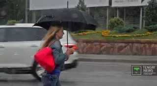 Прохладная и дождливая погода ожидается в ближайшие дни в Казахстане