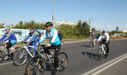 Джаксыбеков в честь Дня Конституции стал дуатлетом