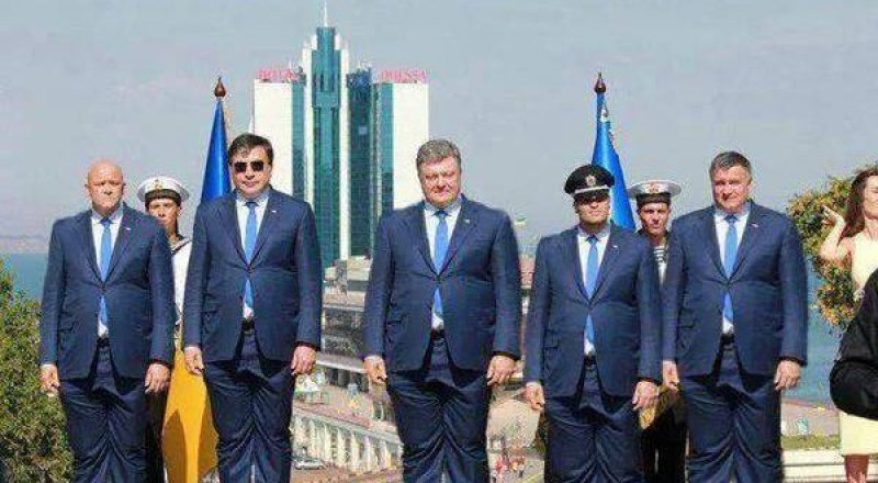Михаил Саакашвили на церемонии принятия присяги новыми патрульными полицейскими в Одессе. © hromadske.tv