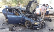 Второй за сутки автомобиль сгорел в Актау