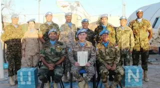 Казахстанский миротворец спустя год вернулся из Африки