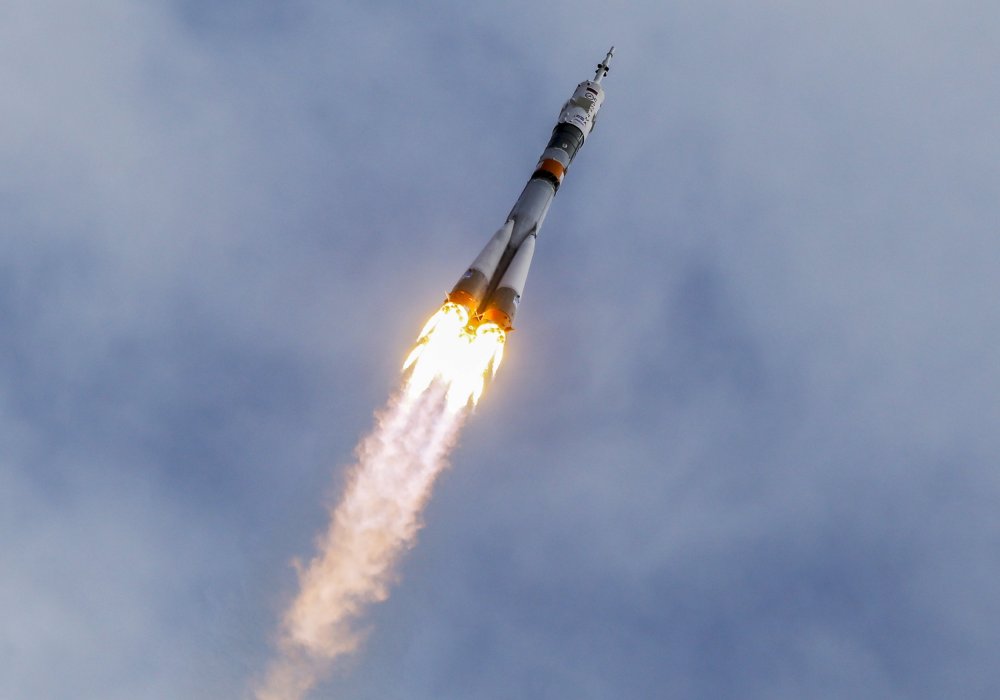 Союз ТМА-18М во время старта. Фото © REUTERS