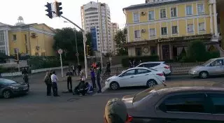 Школьника сбили на пешеходном переходе в Астане