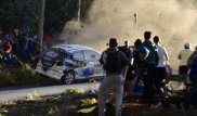 Гоночный автомобиль врезался в толпу зрителей на ралли в Испании