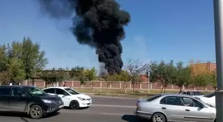 Пожар в Астане произошел на насосно-фильтровальной станции