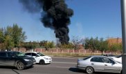 Пожар в Астане произошел на насосно-фильтровальной станции