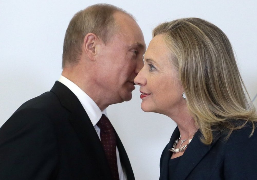 Владимир Путин и Хиллари Клинтон. © Reuters