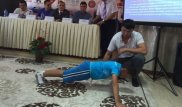 9-летний мальчик отжался 550 раз в честь 550-летия Казахского ханства