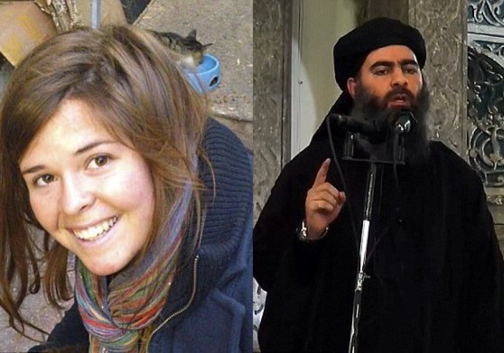 Американку Кайлу Мюллер заставили стать женой главаря ДАИШ Абу Бакра аль-Багдади. © Getty Images