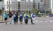 Аким Астаны принял участие в благотворительном марафоне