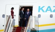 Президент Казахстана прибыл с визитом в Таджикистан
