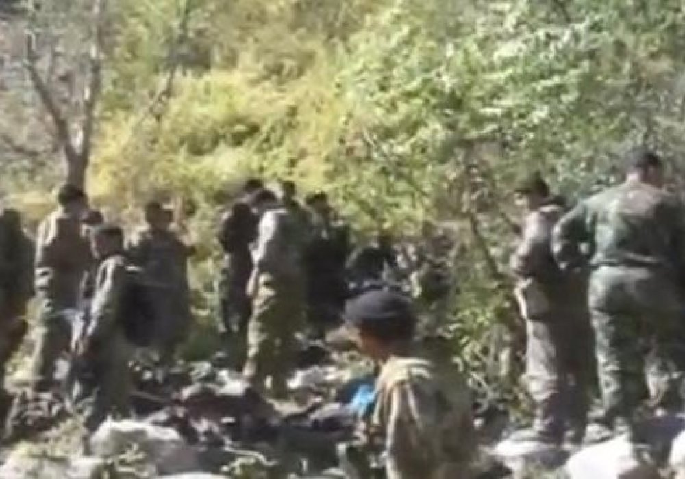 Таджикские силовики принимают участие в спецоперации в Ромитском ущелье. © catoday.org